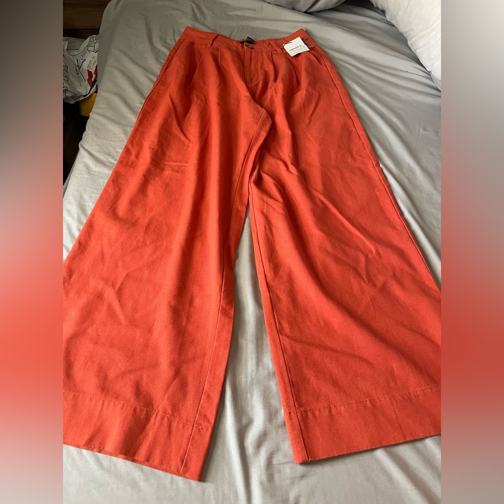 Forever 21 orange trousers size m